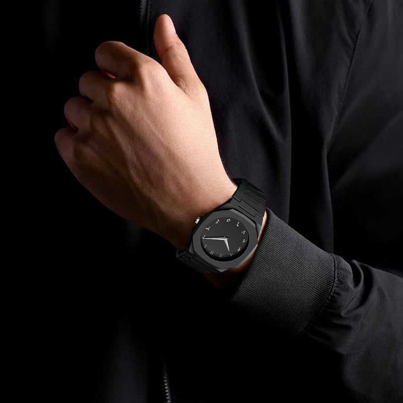 Aura Arabic Watch Stainless Steel With Premium Box